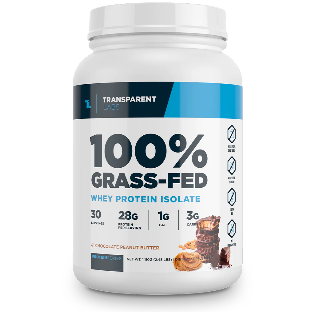 Transparent Labs Grass-Fed Whey Protein Isolate