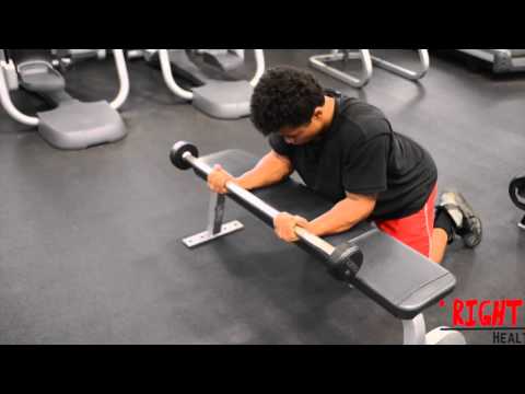 Tutorial | Palms-Up Straight Bar Wrist Curl on Flat Bench